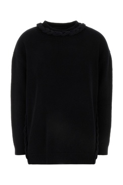 Black wool sweater