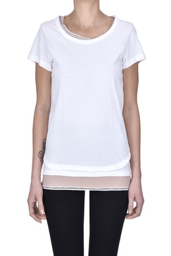 Crepe inserts t-shirt