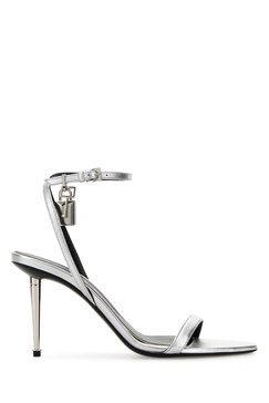Silver Nappa Leather Sandals