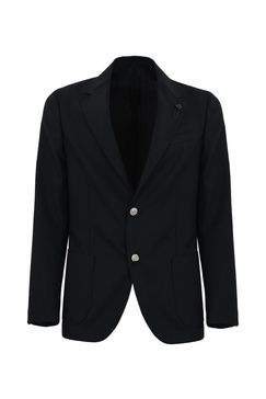 Roma Single-breasted Jacket In Wool Blend