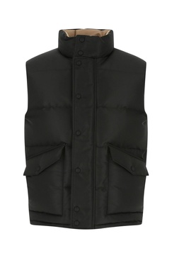 Black Polyester Padded Jacket