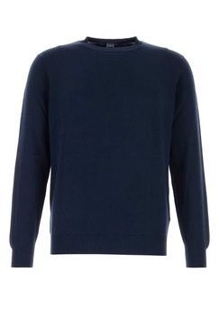 Blue Navy Cotton Sweater