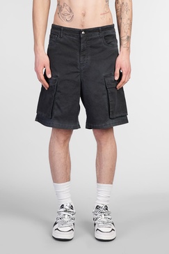 Shorts In Black Cotton