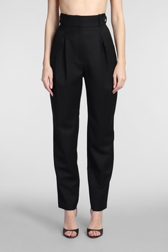 Motel Pants In Black Cotton