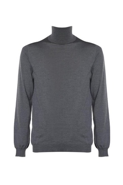 Roll-neck Straight Hem Jumper