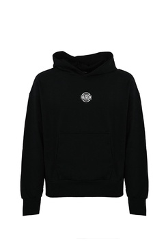 Cotton Hoodie With Creative Madness Print