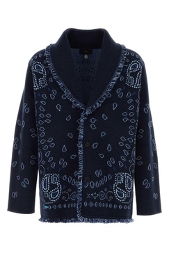 Embroidered Jacquard Cardigan