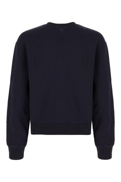 Navy Blue Cotton Sweatshirt
