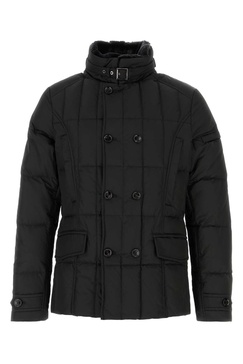Black Polyester Siro Down Jacket