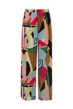 Gradara Print Silk Trousers