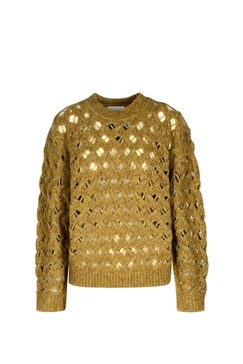 'aurelia' Beige Acrylic Blend Sweater