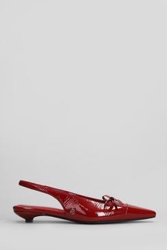 Zoey Pumps In Red Leather