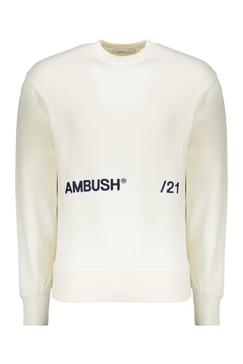 Logo Embroidered Cotton Sweatshirt
