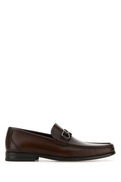 Brown Leather Grandioso Loafers