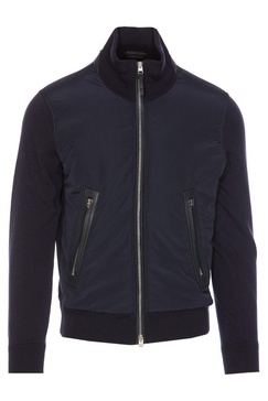 High-neck Zipped Jacket