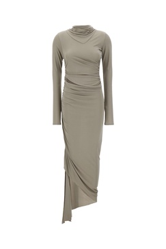 Grey Viscose Dress