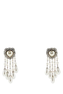 Embellished Metal Earrings