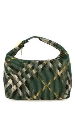 Medium Peg Check-pattern Tote Bag