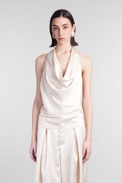 Verushka Top Topwear In Beige Polyester