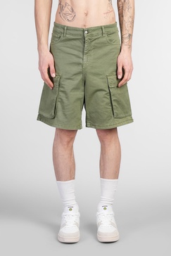 Shorts In Green Cotton