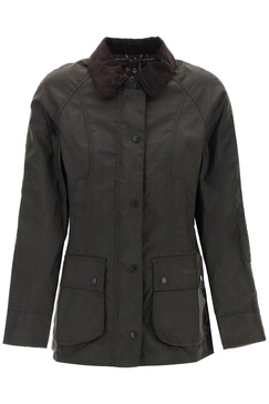 Brown Waxed Cotton Beadnell Jacket