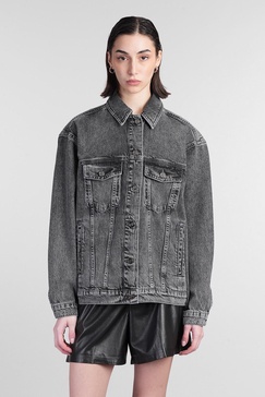 Rory Denim Jackets In Grey Cotton