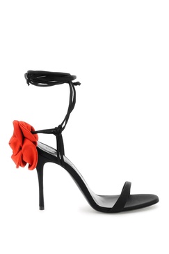 'red Flower' Sandals