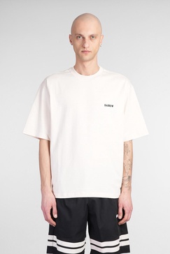 T-shirt In Beige Cotton