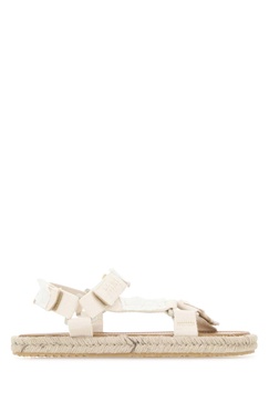 Maison Margiela Women Ivory Canvas Trekking Sandals