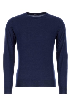 Blue Cashmere Blend Sweater