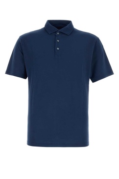 Navy Blue Piquet Polo Shirt