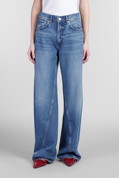 Brie Jeans In Blue Cotton