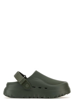 Green Rubber And Mesh Peakmod Slippers