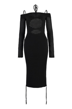 Ribbed Knit Dress
