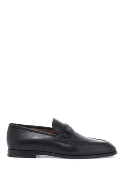 Ferragamo Smooth Leather Loafers With Gancini Men