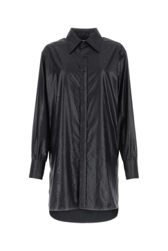Maison Margiela Women Black Fabric Oversize Shirt
