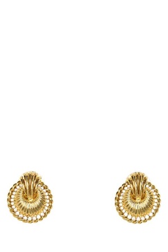 Alessandra Rich Women Gold Metal Earrings
