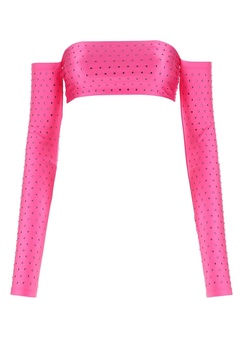 The Andamane Women Embellished Stretch Nylon Top