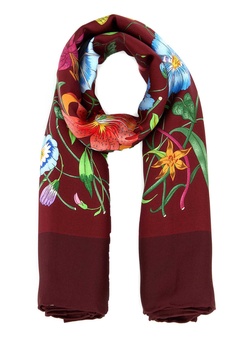 Gucci Women Printed Twill Foulard
