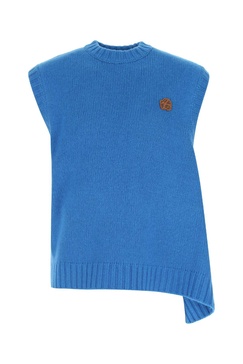 Ader Error Men Turquoise Wool Blend Oversize Vest