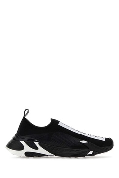 Dolce & Gabbana Men Two-Tone Fabric Fast Slip Ons