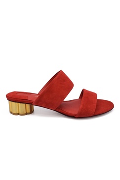 Salvatore Ferragamo Women Suede Mules