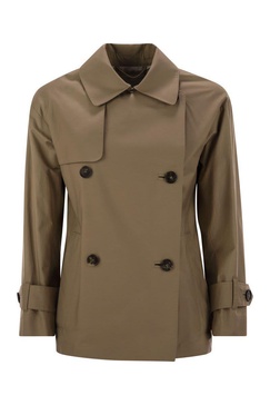 Max Mara The Cube Zeno - Drip-Proof Twill Short Trench Coat