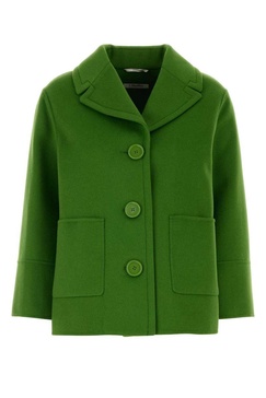 Grass Green Wool Windsor Coat