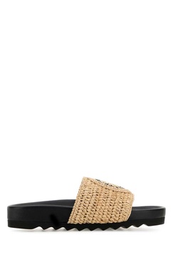 Stella Mccartney Women Raffia Elyse Slippers