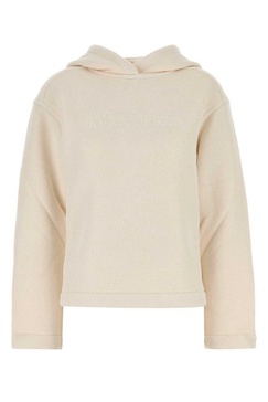 Max Mara Women Ivory Cotton Blend Gary Sweatshirt
