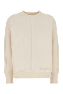 Max Mara Women Ivory Cotton Blend Cral Cardigan