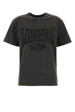 Charcoal oversize cotton t-shirt