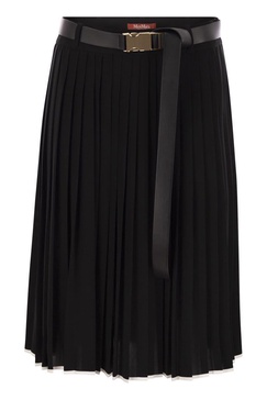 Max Mara Studio Savana - Pleated Skirt With Belt
