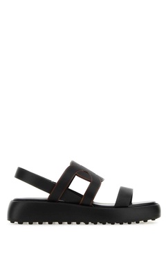 Cut-out Detailed Platform Sandals